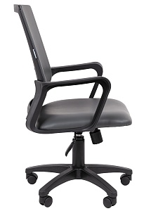 Офисное кресло CHAIRMAN 606 ЭКО, экокожа, серый